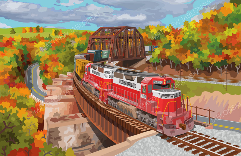 Western Maryland RR's Keystone Viaduct