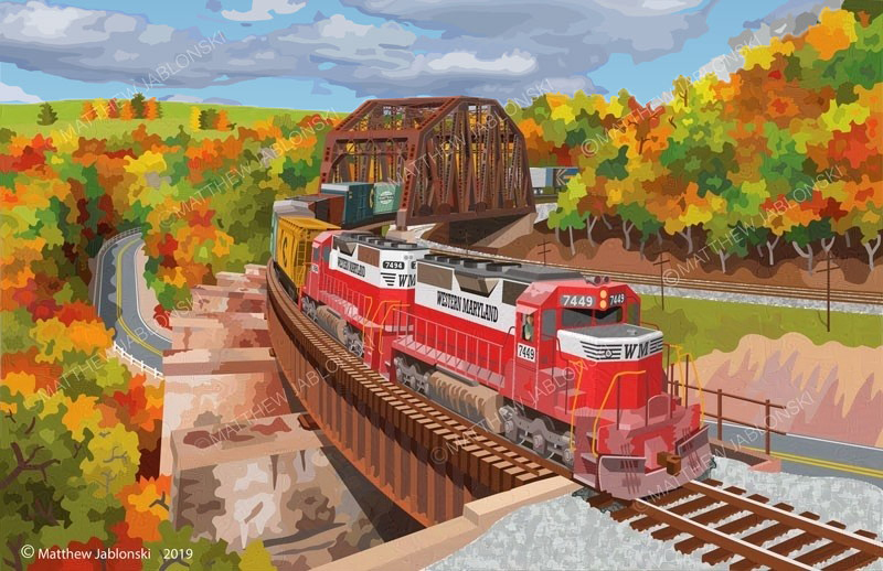 Western Maryland RR's Keystone Viaduct