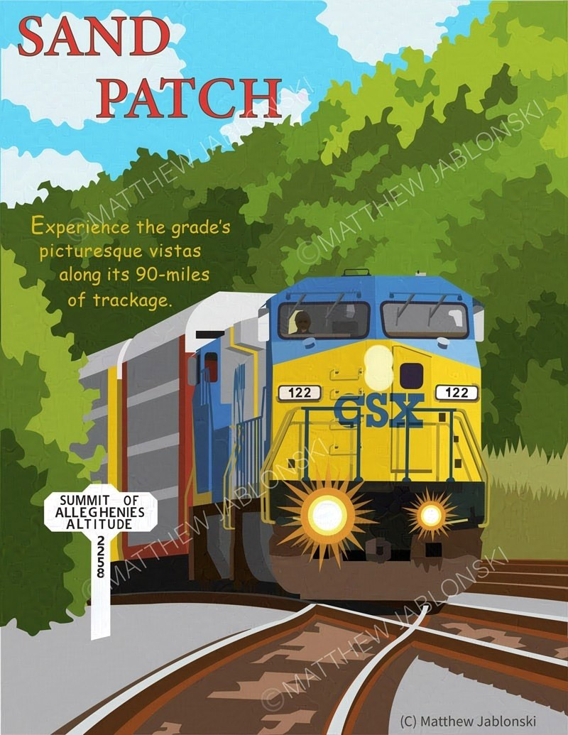 Sand Patch, PA Stylized