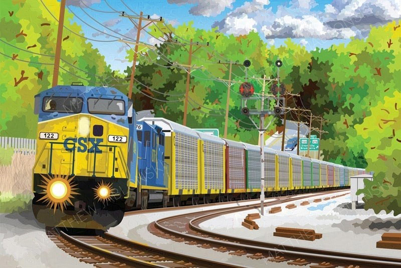 Train at Weverton, MD
